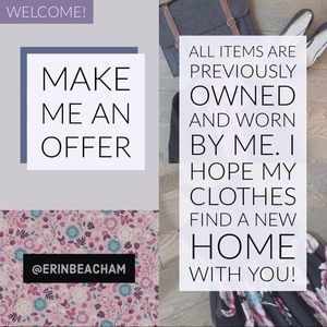 Welcome to my closet!